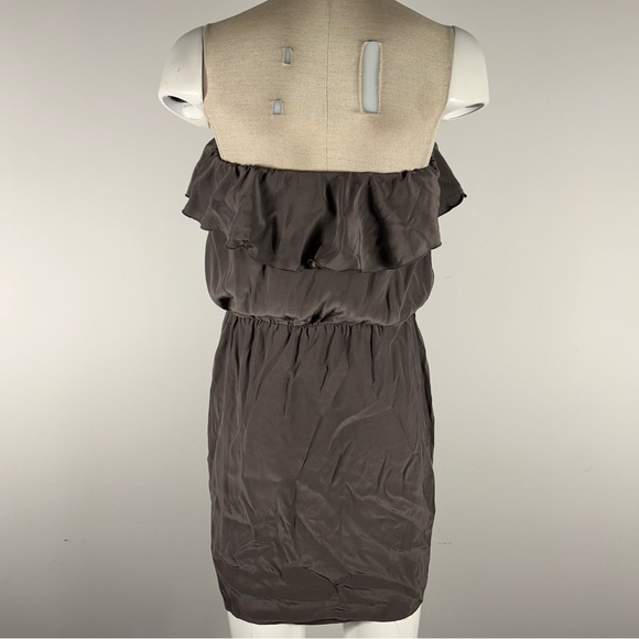 ❤️ Amanda Uprichard Strapless Charcoal Dress - Picture 4 of 10